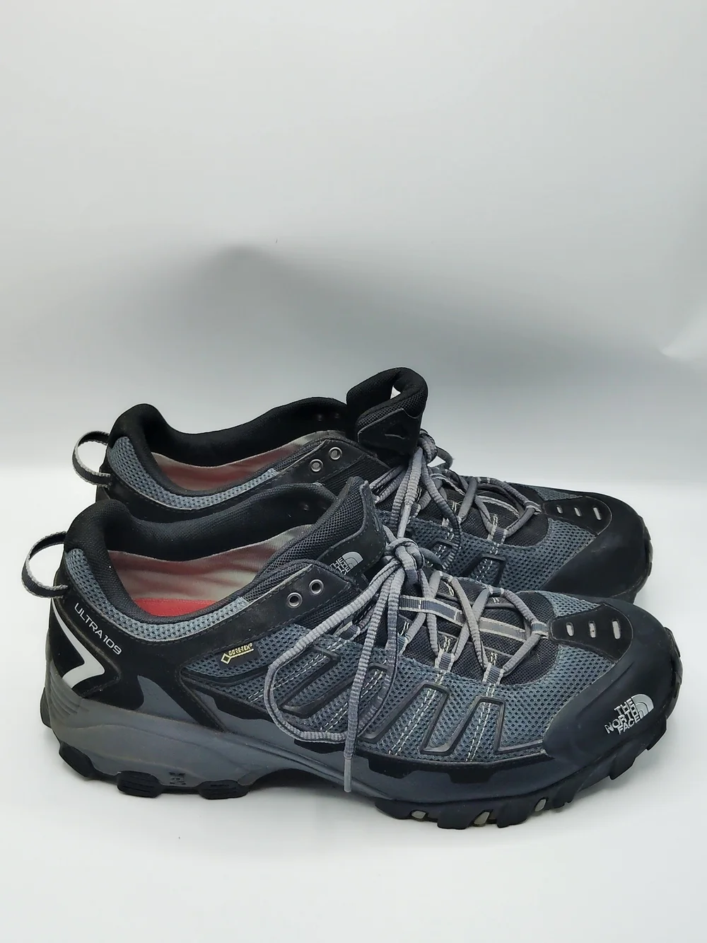 The North Face Men's Gray/Black Trail Hiking Shoes